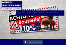 Tablet Screenshot of moebel-sauerland.de